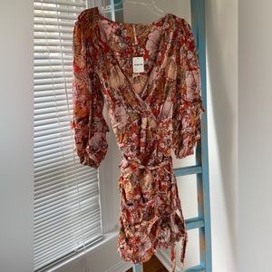 Free people floral mini dress! New with tags